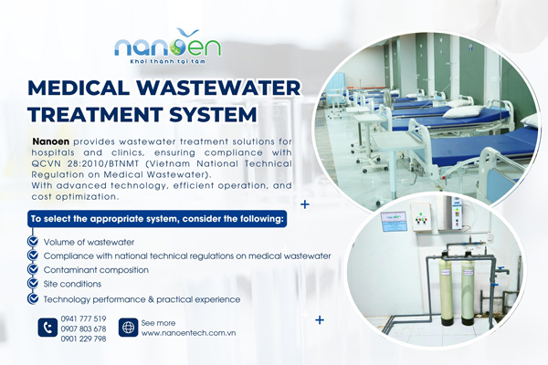 Medical Wastewater Requires Specialized and Tailored Treatment Systems