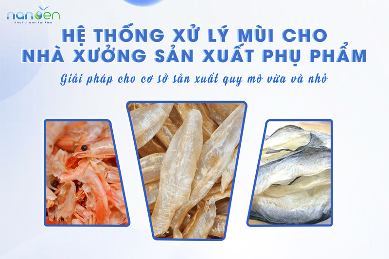 Giải pháp xử lý mùi công nghiệp bằng Ozone & UV cho cơ sở sản xuất phụ phẩm