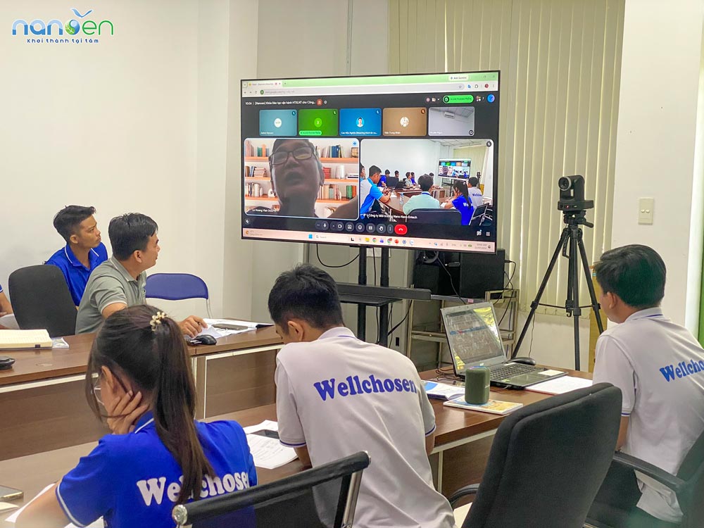 GVC ThS Lê Hoàng Việt cố vấn chuyên môn Nanoen giảng dạy tại khóa đào tạo vận hành nước thải Thành Hưng