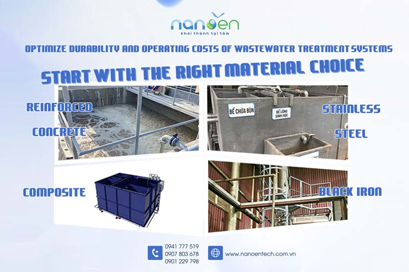Optimize Durability and Operating Costs of Wastewater Treatment Systems: Start with the Right Material Choice