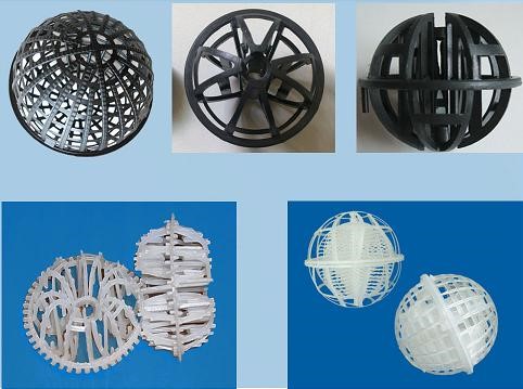 Examples of packing material for air stripping towers
