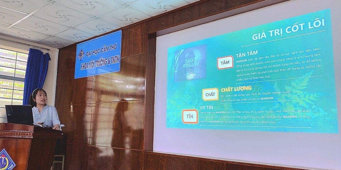 Sinh viên được giới thiệu về Nanoen