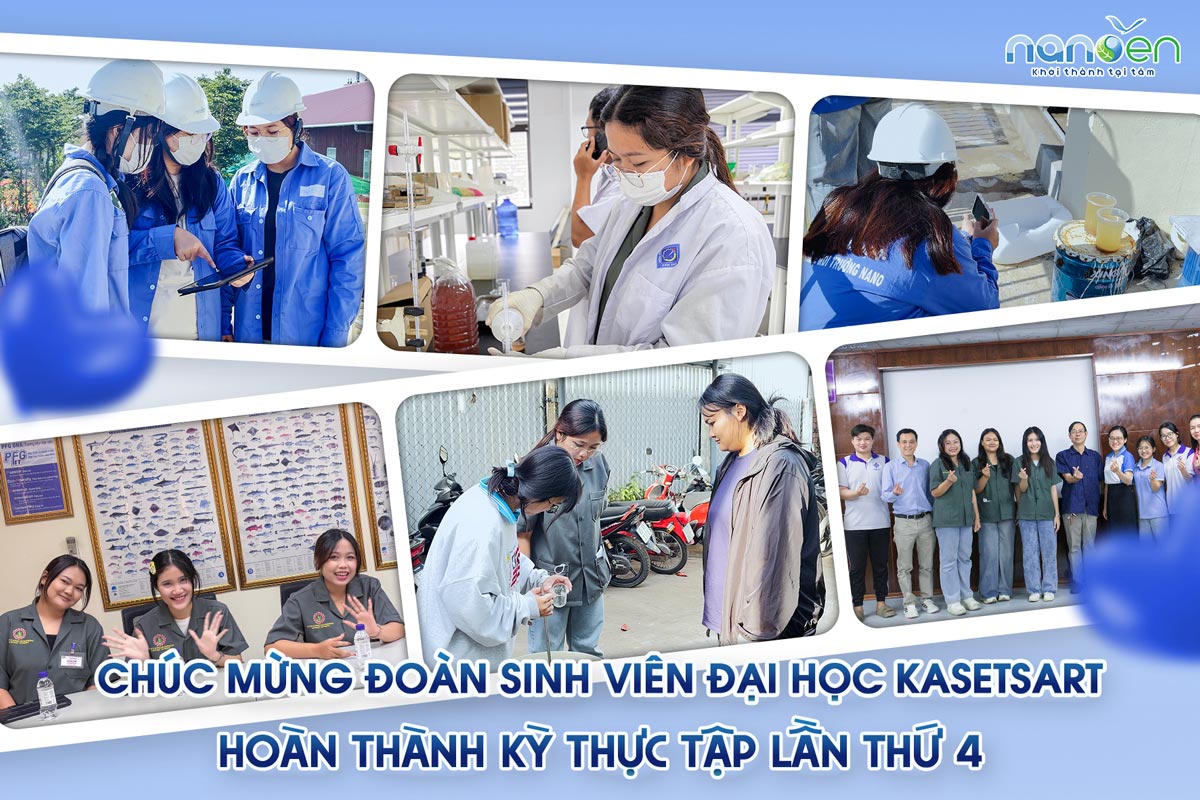 Nanoen tổng kết đợt thực tập quốc tế lần thứ 4 của sinh viên Đại học Kasetsart (Thái Lan).