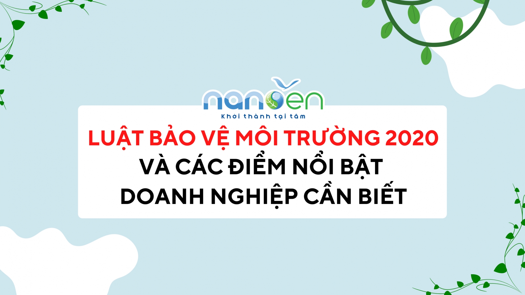 Luật Bảo vệ Môi trường 2020