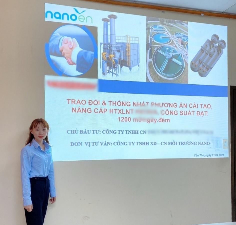 Lê Anh Thư - Nữ kỹ sư Công ty môi trường Nanoen