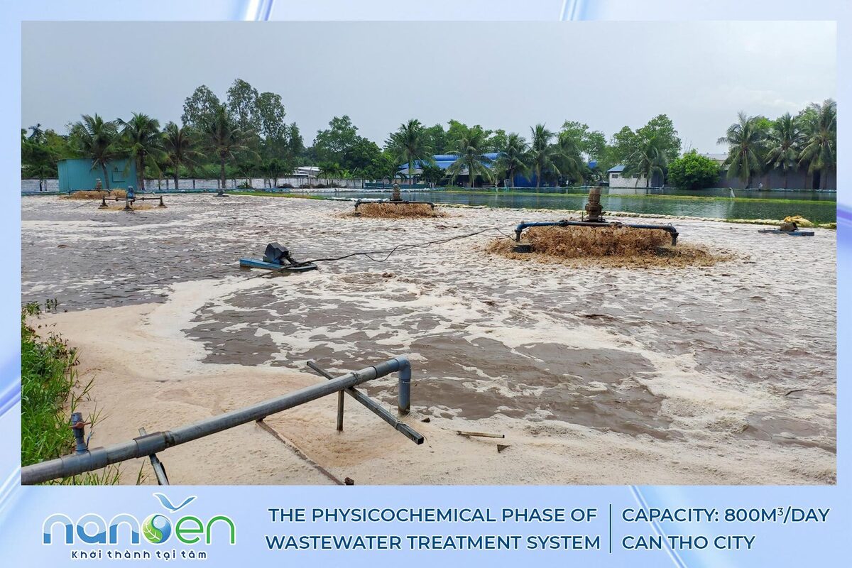 Construct, install and operate the physicochemical phase of wastewater treatment system in Can Tho City