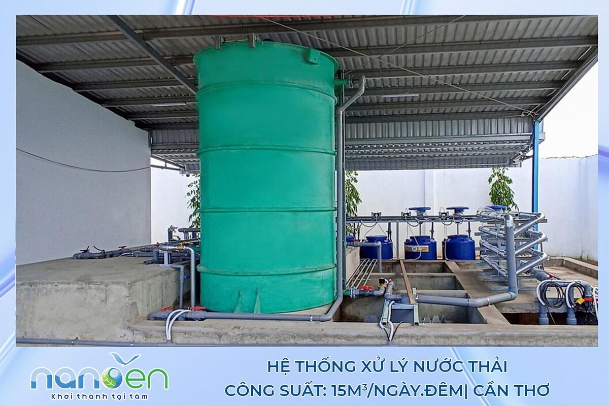 Thiết kế, lắp đặt hệ thống xử lý nước thải nhà máy sản xuất thức ăn chăn nuôi và thuốc thú y tại Cần Thơ