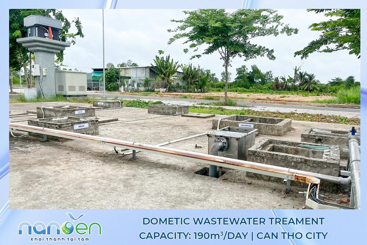 Construction and installation of domestic wastewater treatment systems in residential areas - Can Tho City